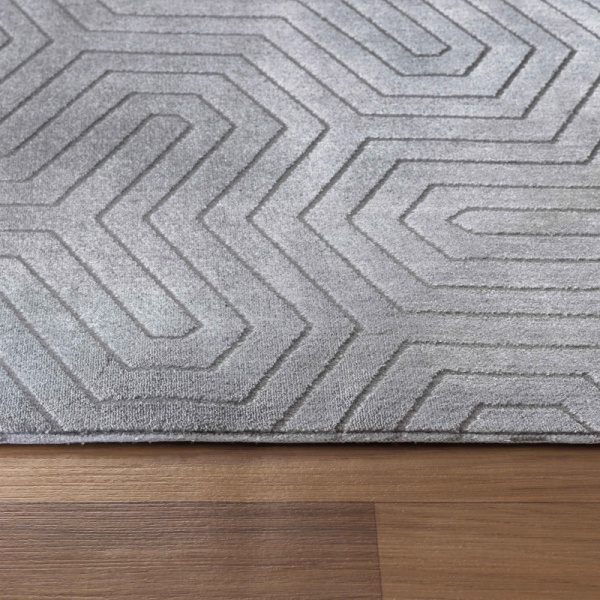 Soft Designer Grey Rug For Living Room I Stylish Grey Hallway Rug